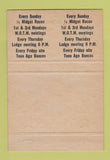 Matchbook Cover - Moose Lodge Winter Haven FL DOUBLE PRINT 40 Strike
