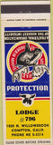 Matchbook Cover - Matchbook Cover Moose Lodge Compton CA