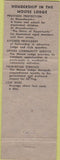 Matchbook Cover - Matchbook Cover Moose Lodge Compton CA