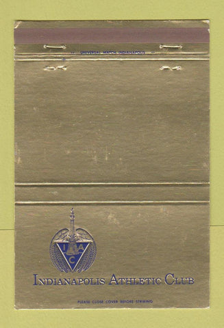 Matchbook Cover - Indianapolis IN Athletic Club  40 Strike