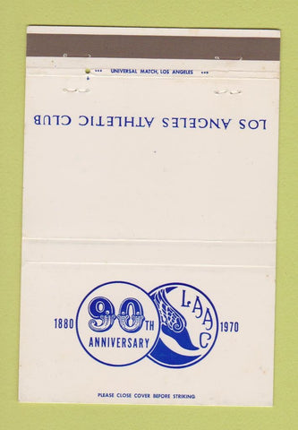 Matchbook Cover - Los Angeles Athletic Club CA 1970 40 Strike