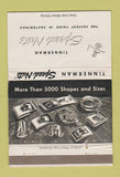 Matchbook Cover - Tinnerman Speed Nuts Fasteners Cleveland OH WEAR 40 Strike