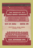 Matchbook Cover - Jefferson Liquor Store Buffalo NY 40 Strike