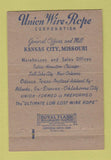 Matchbook Cover - Union Wire Rope James Doran Sandusky Toledo OH 40 Strike