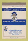 Matchbook Cover - Reliance Insurance Ellis Arneson Madison WI 40 Strike
