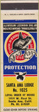 Matchbook Cover - Matchbook Cover Moose Lodge Santa Ana CA
