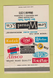 Matchbook Cover - Lew Wenzel San Francisco CA Photography Graphic Art 40 Strike