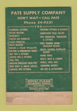 Matchbook Cover - Pate Supply Company Birmingham AL Plumbing Heating 40 Strike