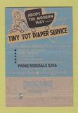 Matchbook Cover - Tiny Tot Diaper Service St Louis MO 40 Strike