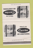 Matchbook Cover - Carrier Air Conditioning 40 Strike