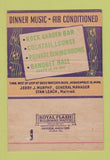 Matchbook Cover - McCarthy's Liquor Store Minneapolis MN 40 Strike