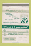 Matchbook Cover - Michigan Advertising Distributing Detroit MI 40 Strike