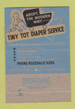 Matchbook Cover - Tiny Tot Diaper Service St Louis MO 40 Strike