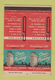 Matchbook Cover - Trenton Trust Company NJ DOUBLE PRINT 40 Strike