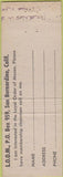Matchbook Cover - Matchbook Cover Moose Lodge San Bernardino CA