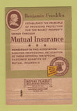 Matchbook Cover - Mutual Insurance JB Patterson Canandaigua NY 40 Strike