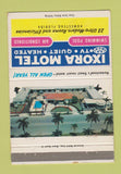 Matchbook Cover - Ixora Motel Homestead FL 40 Strike