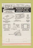 Matchbook Cover - Woodlin Mobil Home Ventilation Marshall MI 40 Strike