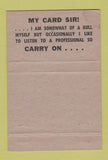 Matchbook Cover - Jack Wilson Trailers Fort Worth TX 40 Strike