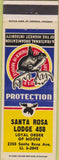Matchbook Cover - Matchbook Cover Moose Lodge Santa Rosa CA