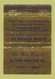 Matchbook Cover - Bee Hive Hybrid Blevins Popcorn Nashville TN 40 Strike
