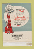 Matchbook Cover - Automatic Transport Electric Trucks Cleveland OH 40 Strike