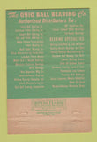 Matchbook Cover - Ohio Ball Bearing Company Cleveland OH 40 Strike