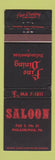 Matchbook Cover - Saloon Restaurant Philadelphia PA WEAR