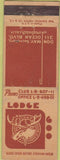 Matchbook Cover - Matchbook Cover Moose Lodge Long Beach CA WEAR