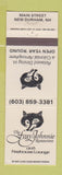 Matchbook Cover - Foxy Johnnie Restaurant New Durham NH