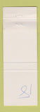 Matchbook Cover - Checkers McHenry MD 50's diner WEAR
