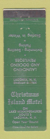 Matchbook Cover - Christmas Island Motel Laconia NH WEAR