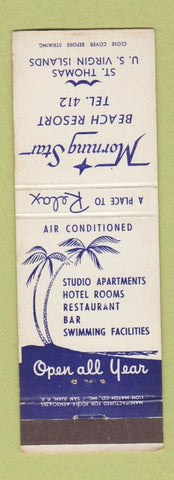Matchbook Cover - Morning Star Beach Resort St Thomas US Virgin Islands