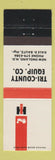 Matchbook Cover - International Harvester Tractors New England ND