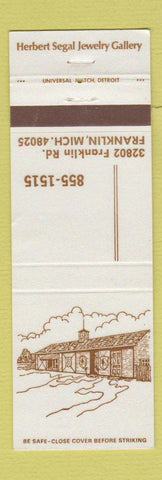 Matchbook Cover - Herbert Segal Jewelry Franklin MI