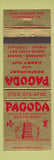 Matchbook Cover - Pagoda Chinese Restaurant Alexandria VA