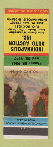 Matchbook Cover - Indianapolis Auto Auction IN