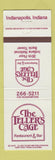 Matchbook Cover - The Teller's Cafe Restaurant Indianapolis IN