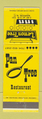 Matchbook Cover - Lemon Tree Inn Marion NC