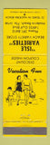 Matchbook Cover - Isle Varieties Beach Store Madiera Beach FL