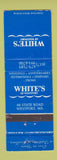 Matchbook Cover - White's Restaurant Westport CT