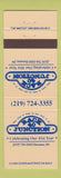 Matchbook Cover - Back to Junction Restaurant Decatur IN