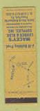 Matchbook Cover - Macey's Lumber Building Supply Penns Park PA WEAR