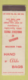 Matchbook Cover - Aldo Handbags purses New York City