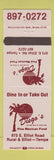 Matchbook Cover - Diego's Cantina Mexican Food Tempe AZ