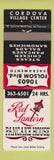 Matchbook Cover - Red Lantern Pancake House Sacramento CA
