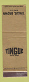 Matchbook Cover - Tingue Brown Mechanical Fabric New Yrok cIty WEAR