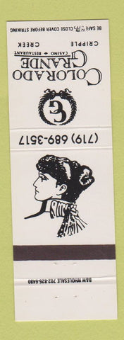 Matchbook Cover - Colorado Grande Casino Cripple Creek