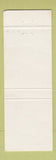 Matchbook Cover - Enterprise Restaurant Cornish ME