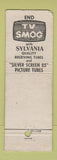 Matchbook Cover - Sylvania Radio TV Service Windlake WI WORN